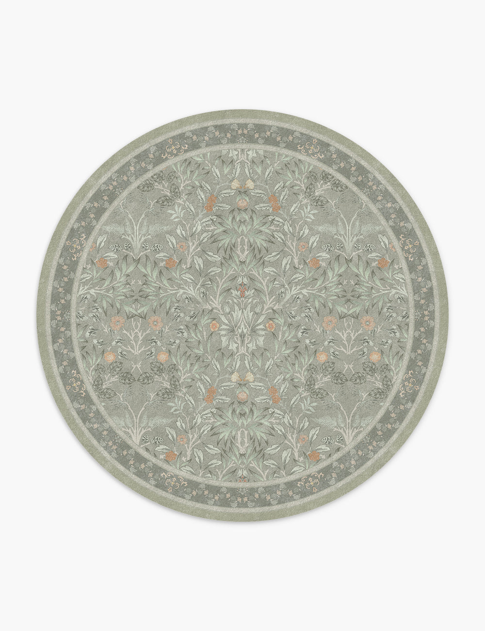 Mythic Botany Soft Sage Washable Rug