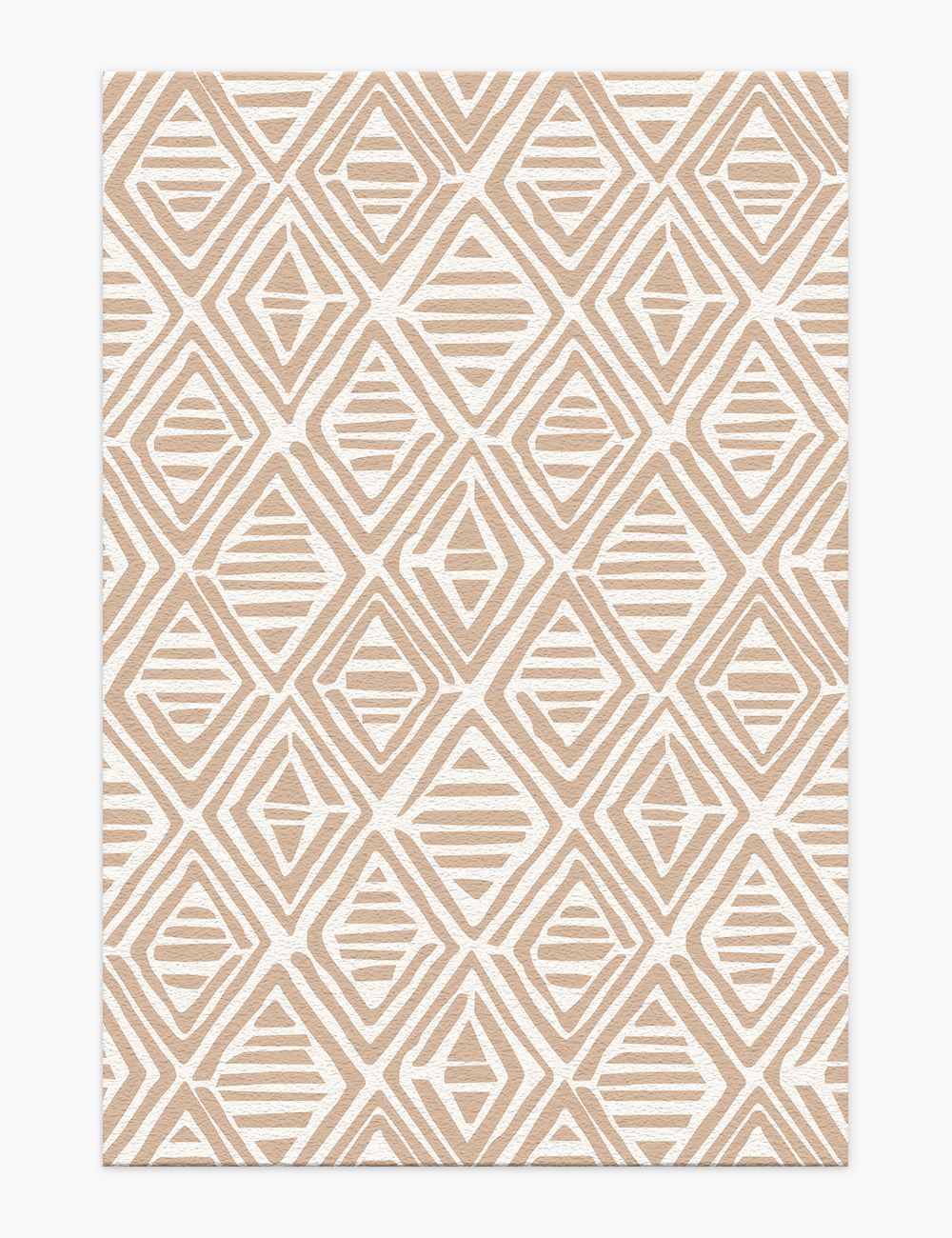 Diamond Radiance Cream Washable Rug