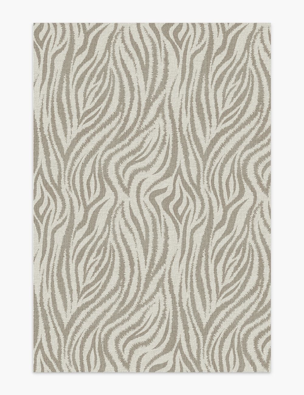 Slender Leaves Pale Moss Washable Rug