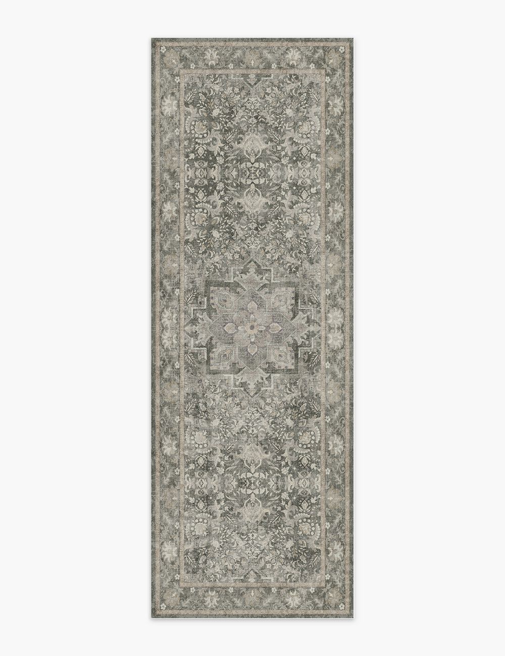 Fleeting Spring Muted Sage Washable Rug