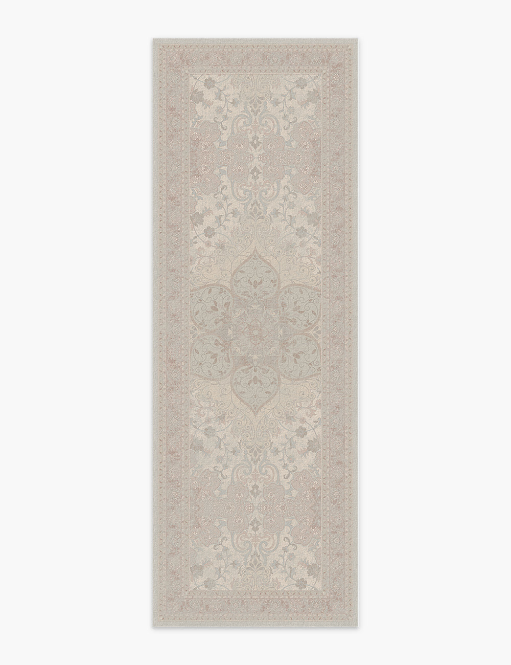 Sacred Bloom Blush Pink Washable Rug