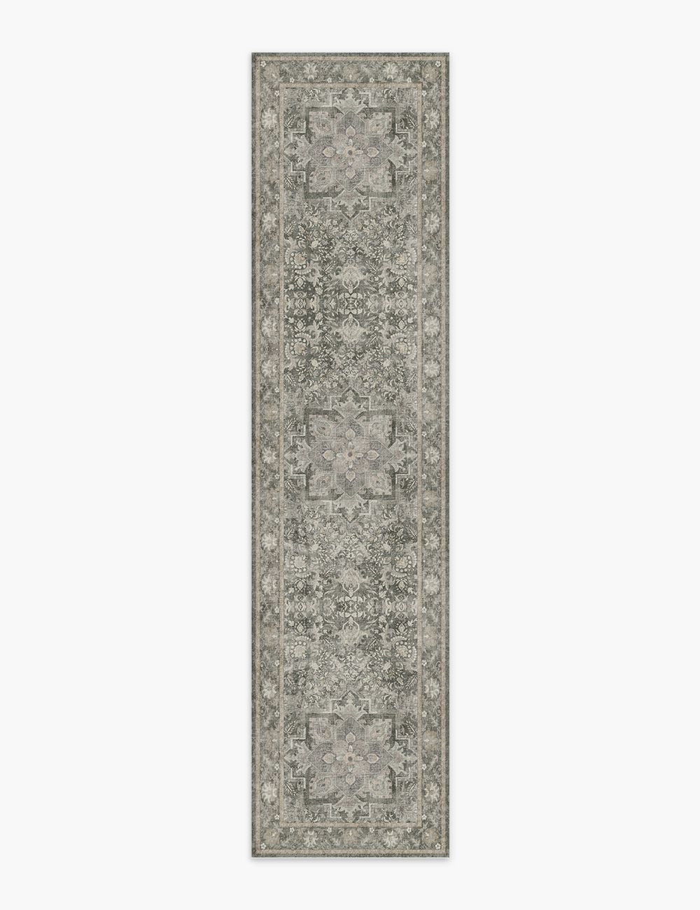 Fleeting Spring Muted Sage Washable Rug