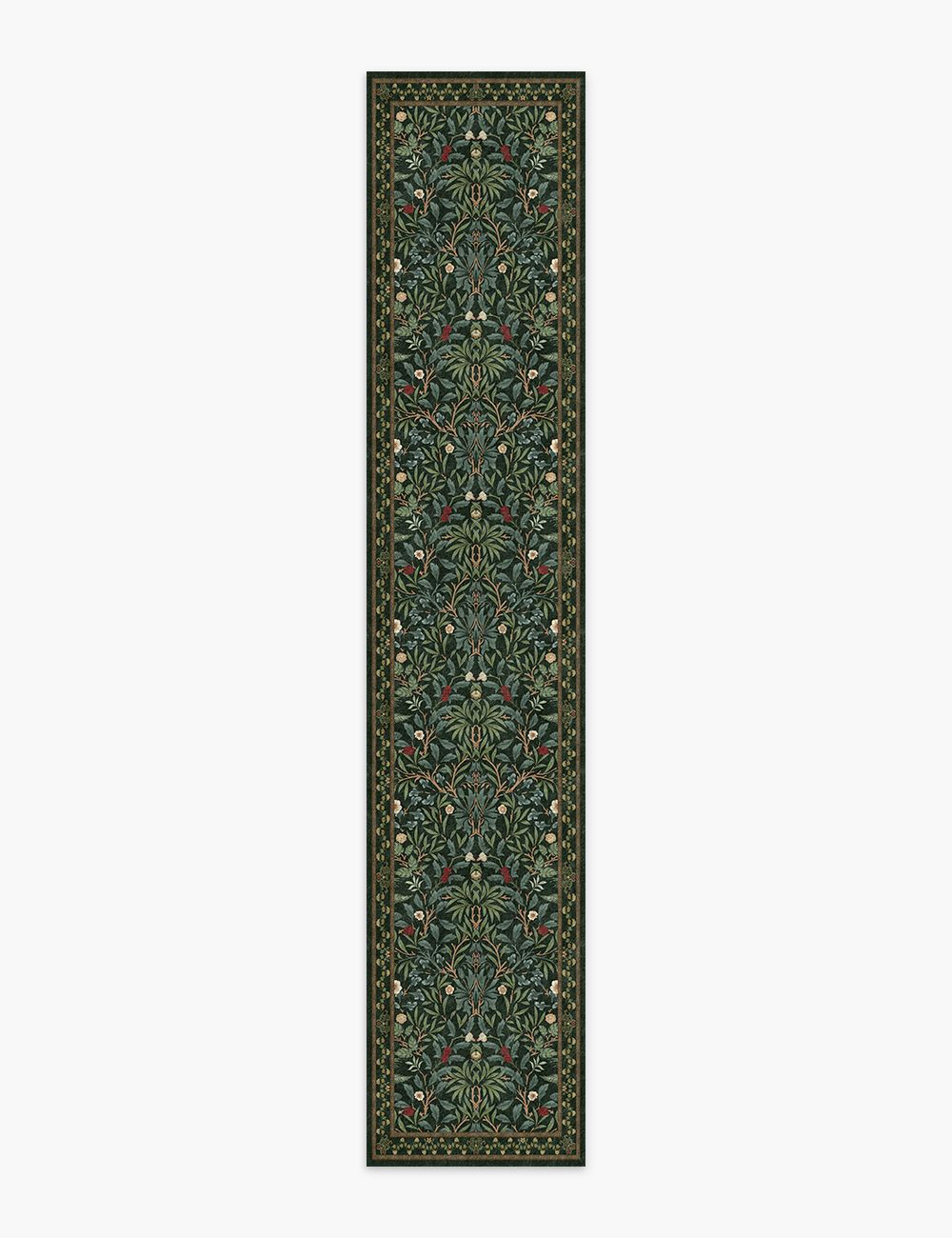 Mythic Botany Midnight Forest Washable Rug