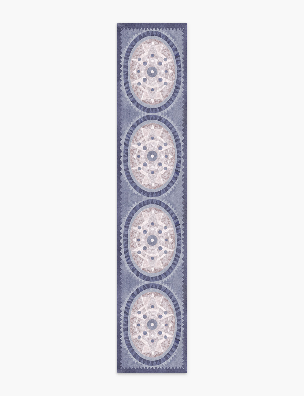 Oval Energy Violet Haze Washable Rug