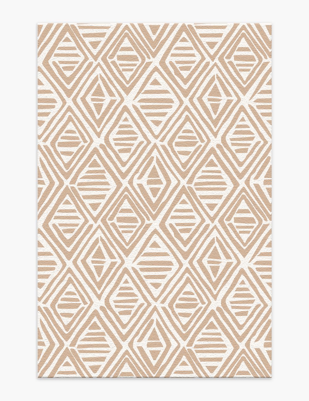 Diamond Radiance Cream Washable Rug