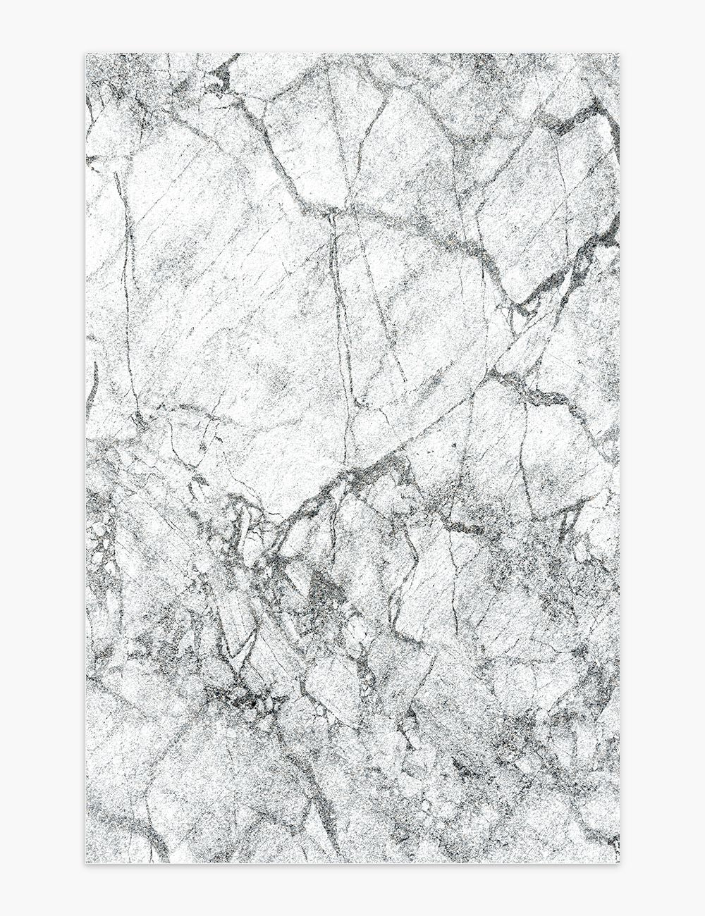 Marble Nature Soft Grey Washable Rug