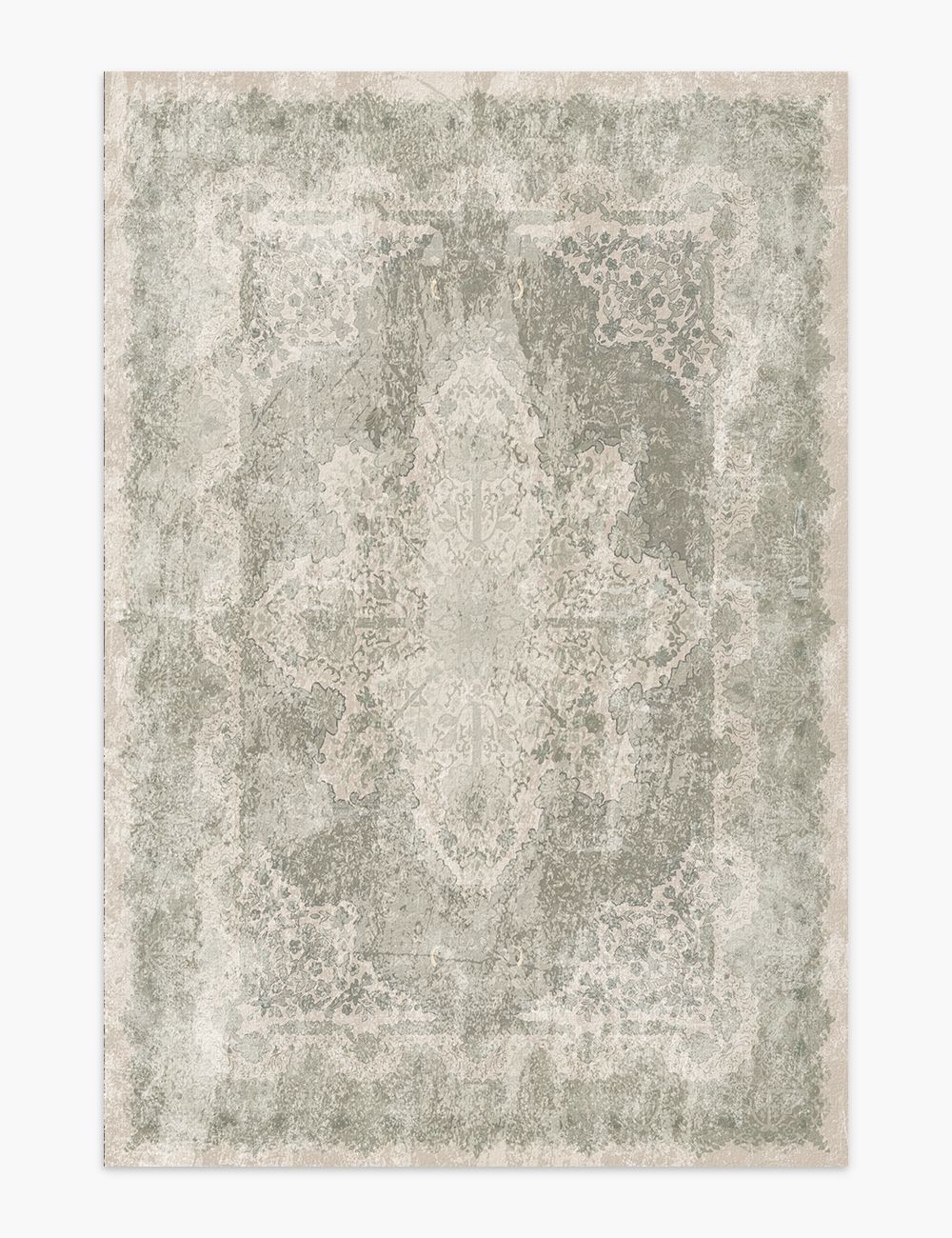 Boutique Revival Sage Haze Washable Rug