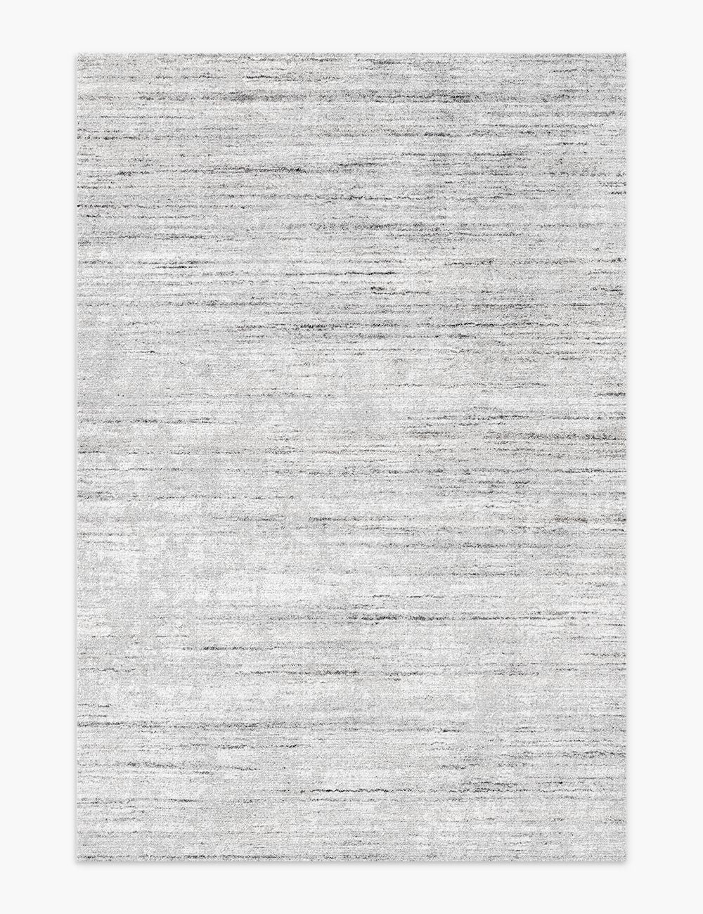 Broken Signal Mist Grey Washable Rug