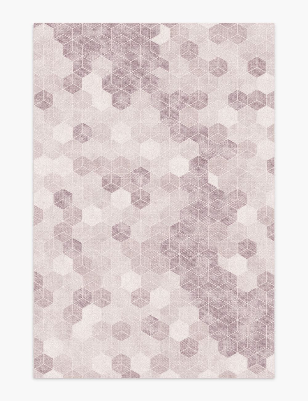 Faded Pieces Lavender Mist Washable Rug