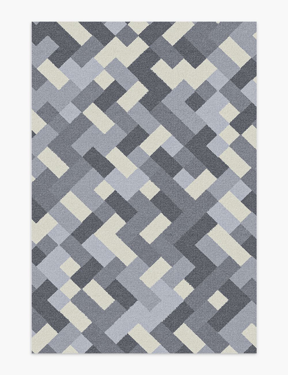 Harbor Deck Fog Grey Washable Rug