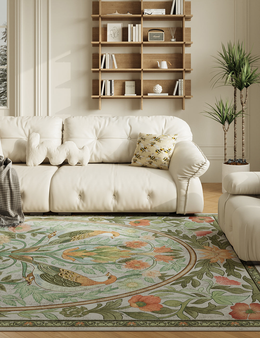 Orchard Keepsake Blush Pink Washable Rug