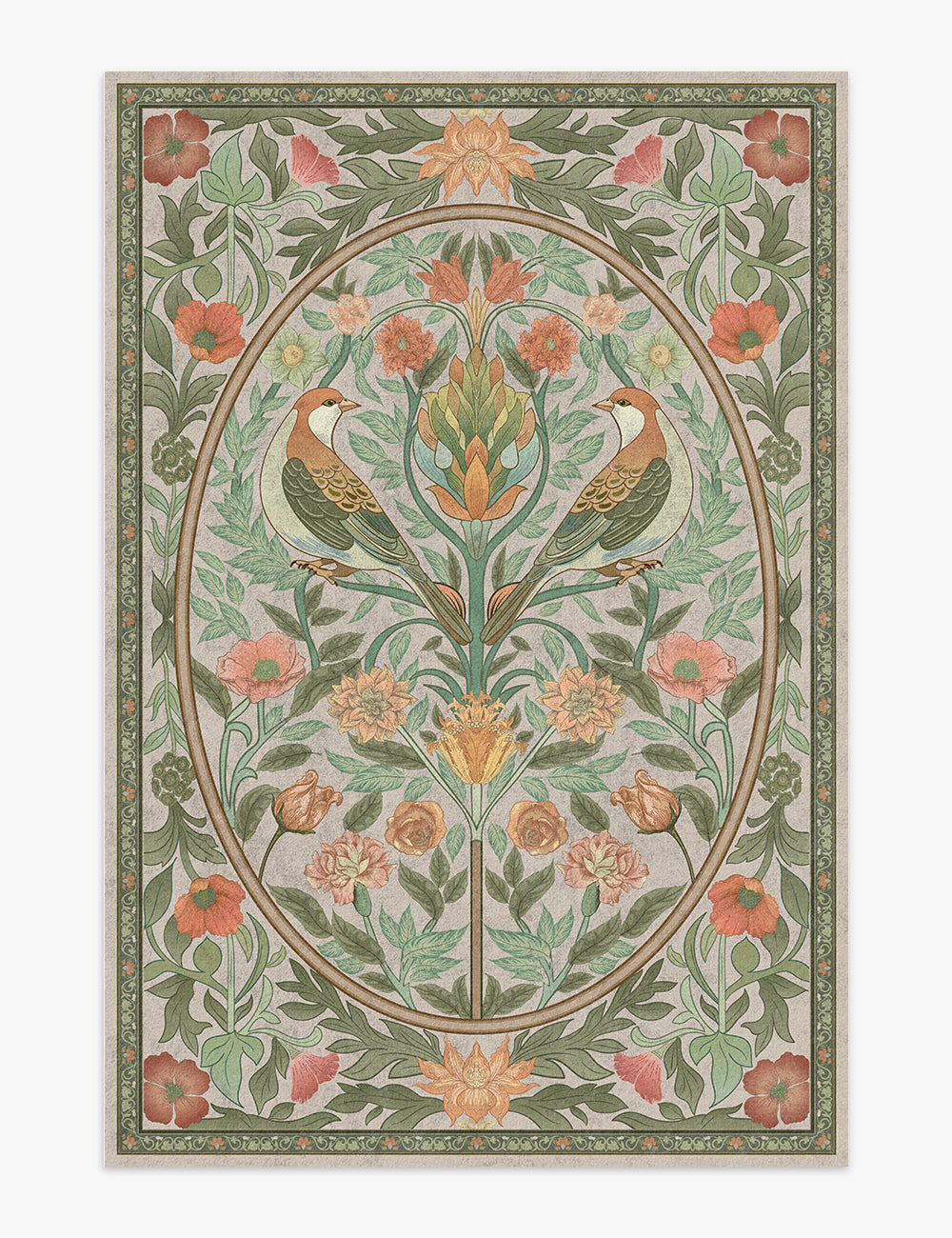 Orchard Keepsake Blush Pink Washable Rug