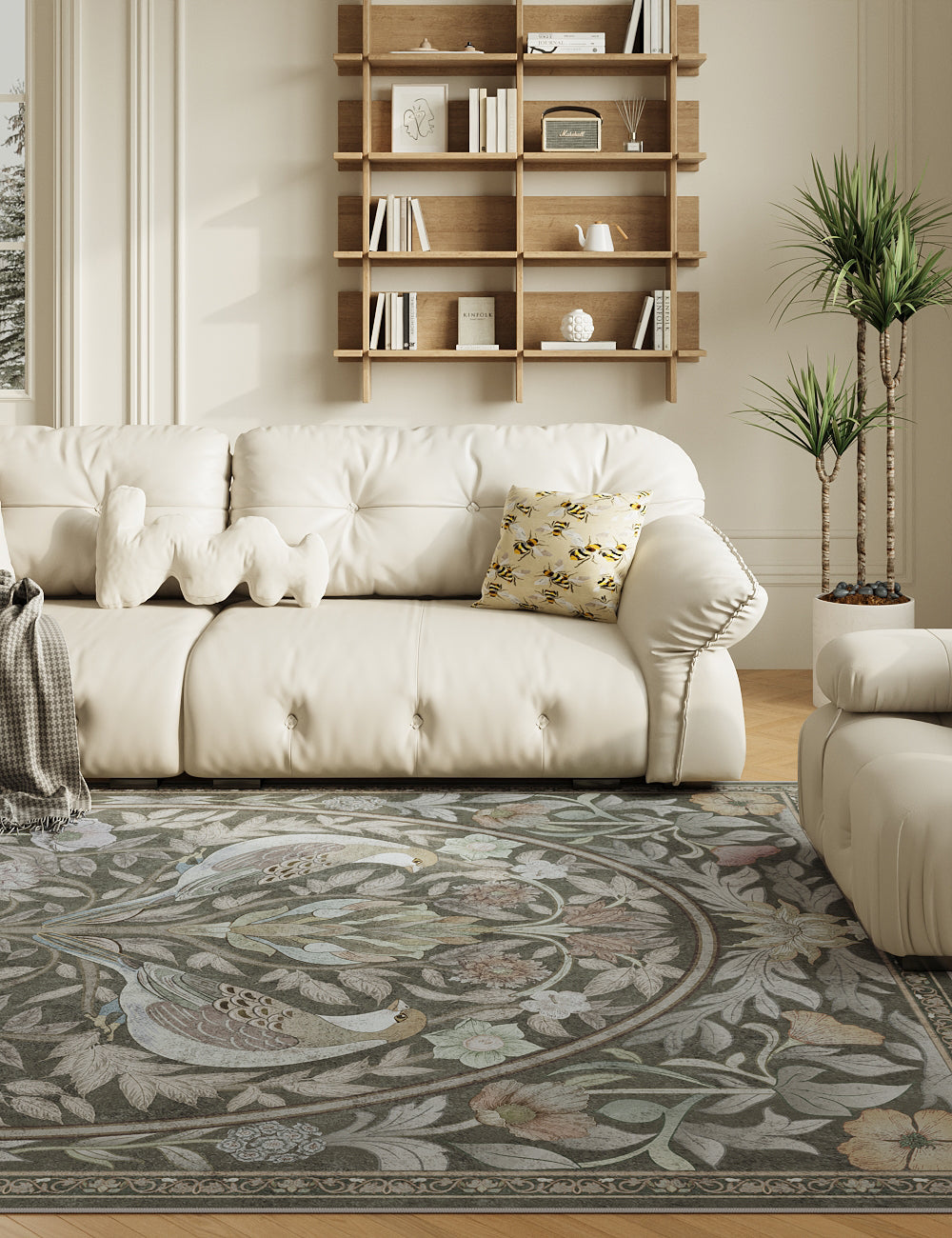 Orchard Keepsake Faded Fern Washable Rug
