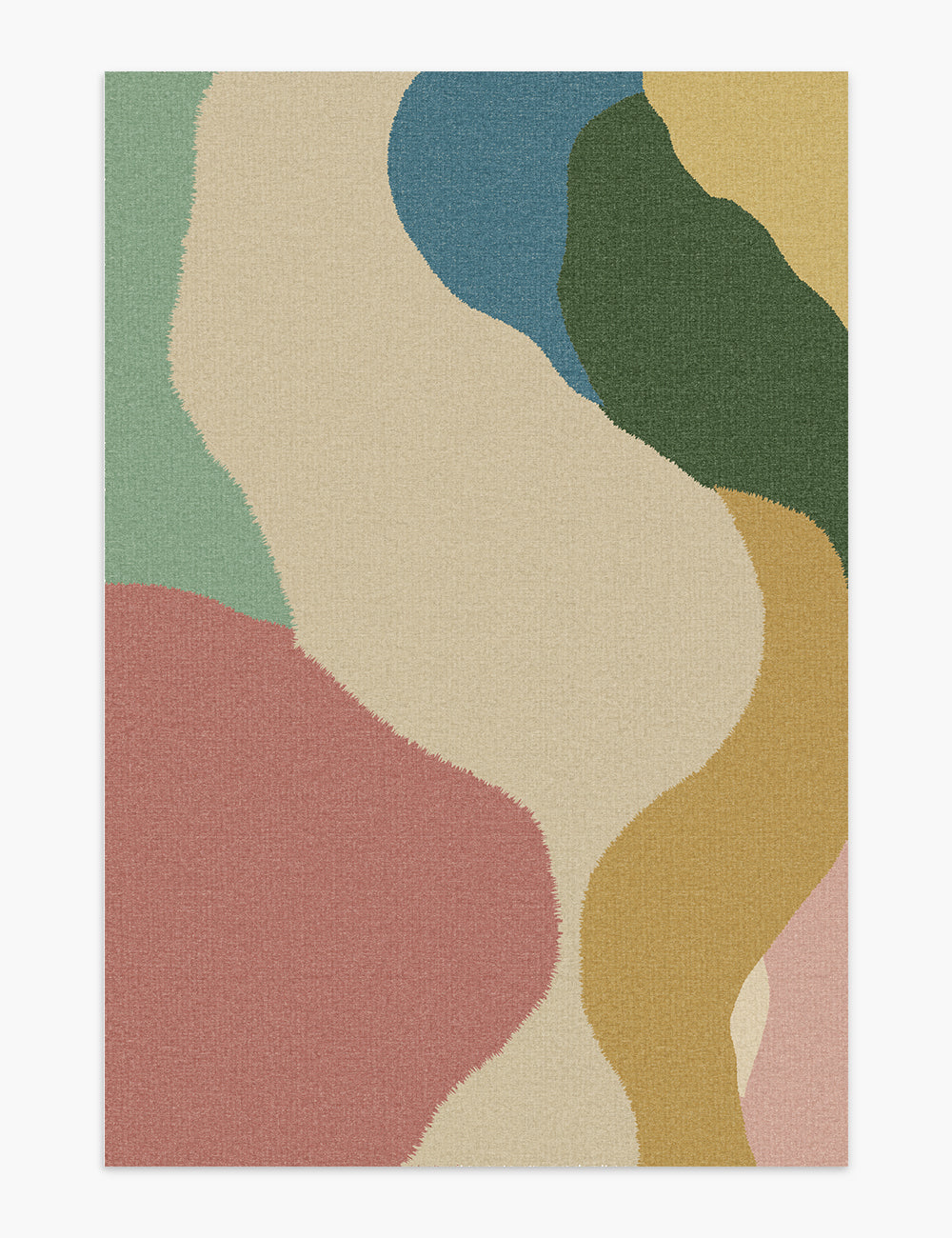 Ragged Ripple Meadow Bloom Washable Rug