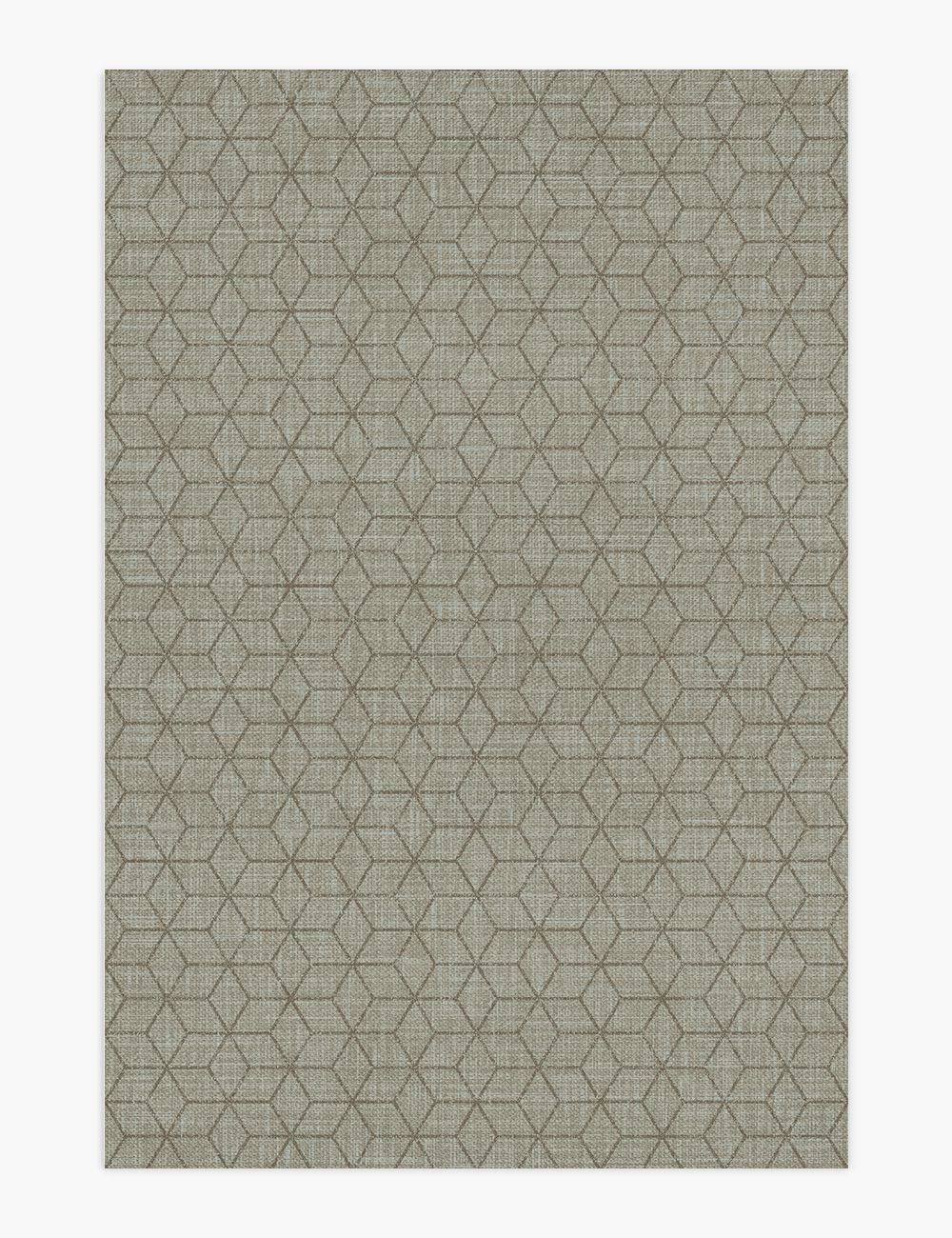 Silent Boundaries Sand Taupe Washable Rug