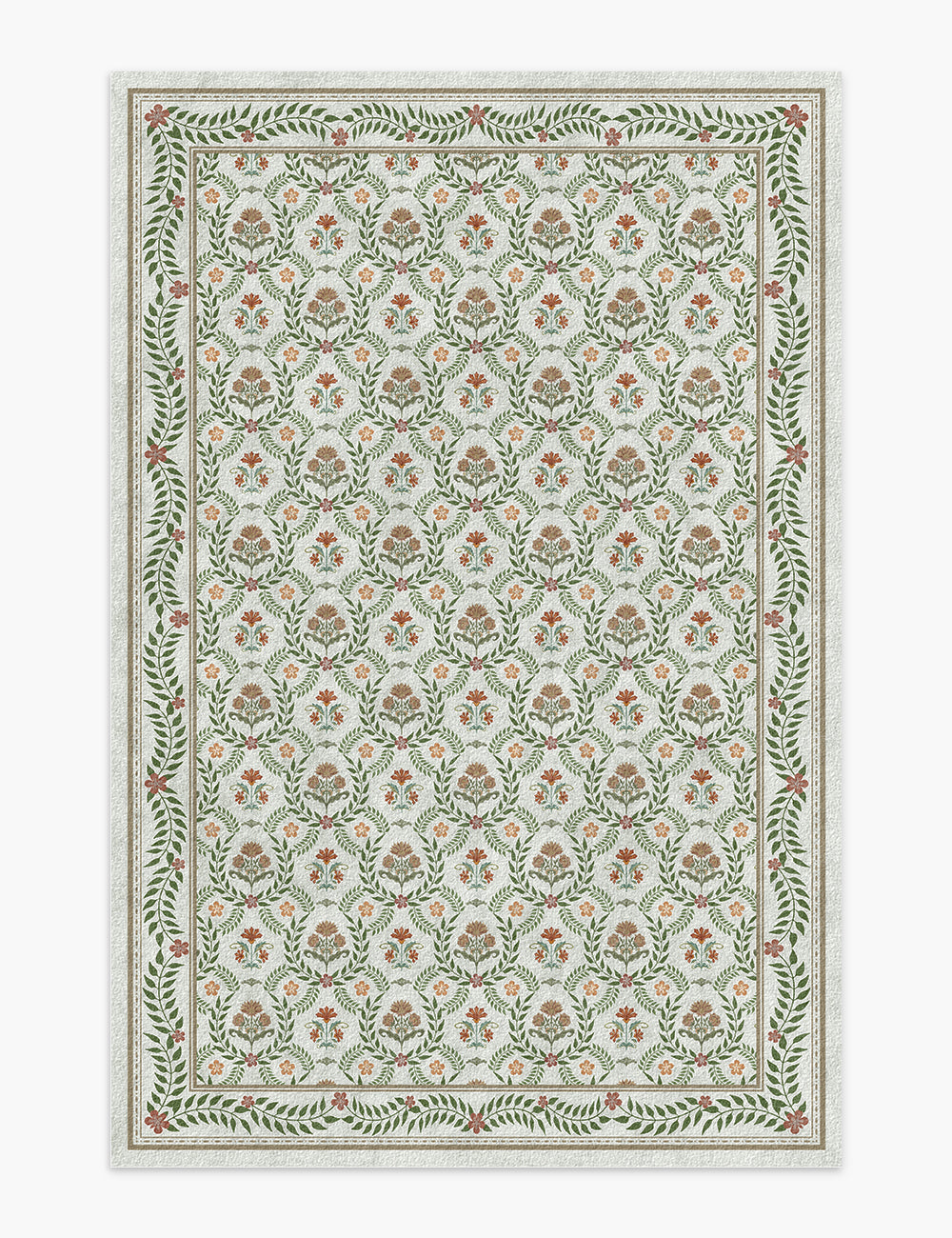 Jewel Garden Rose Quartz Washable Rug