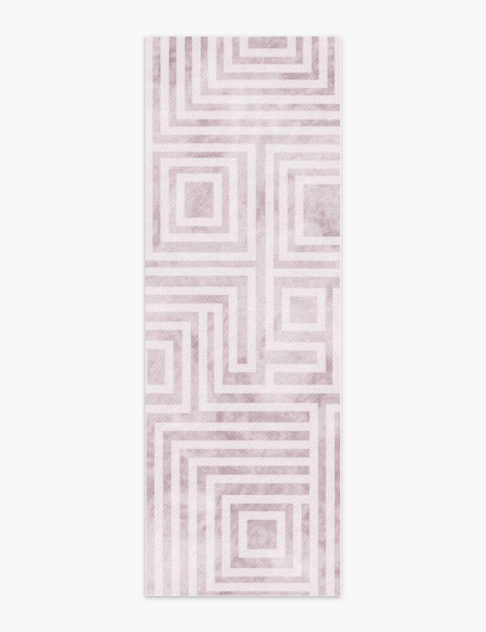 Clear Illusion Light Lavender Washable Rug