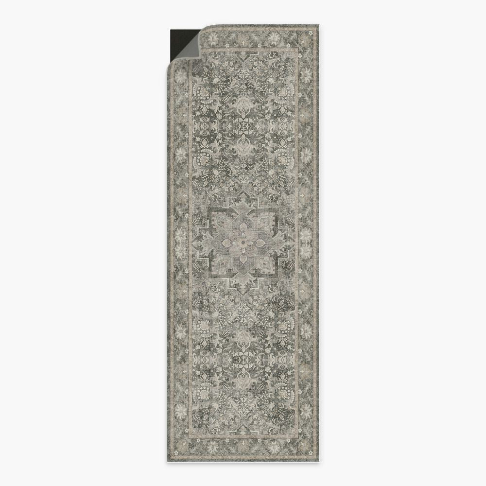 Sage Muted Rug Fleeting Spring Muted Sage Washable Rug – MerciRugs
