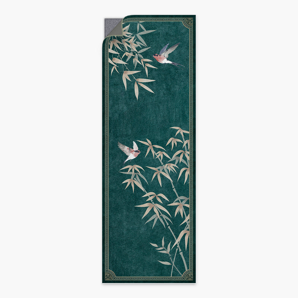 Lucky Bamboo Deep Jade Washable Rug – MerciRugs