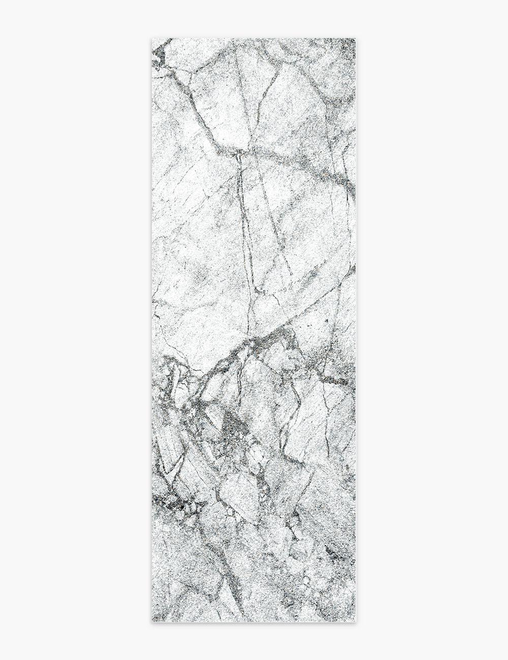 Marble Nature Soft Grey Washable Rug