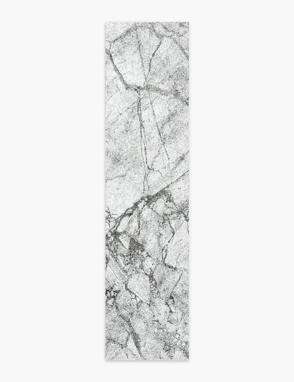 Marble Nature Frosted Grey Washable Rug