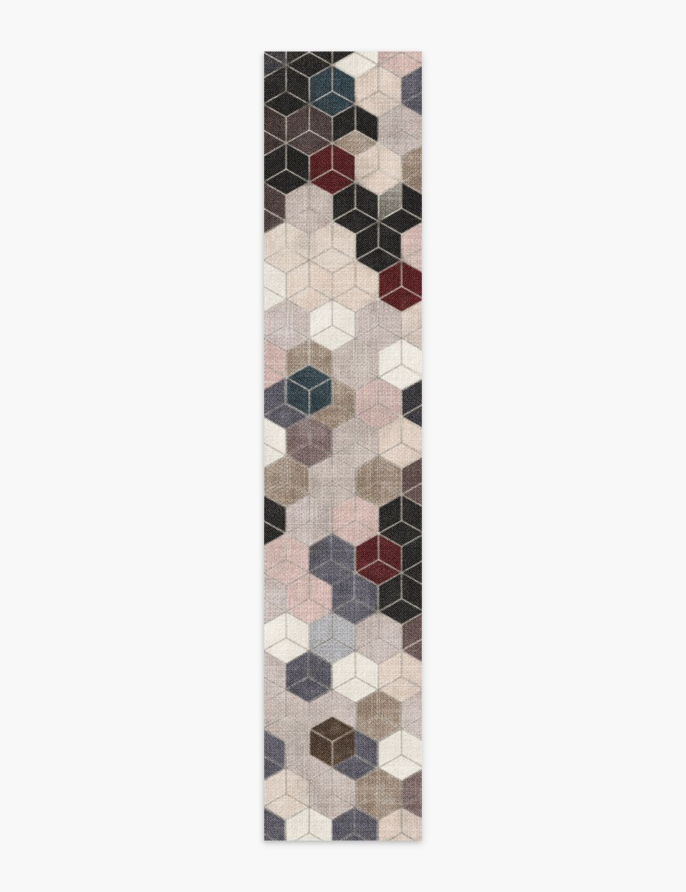 Faded Pieces Multicolour Washable Rug